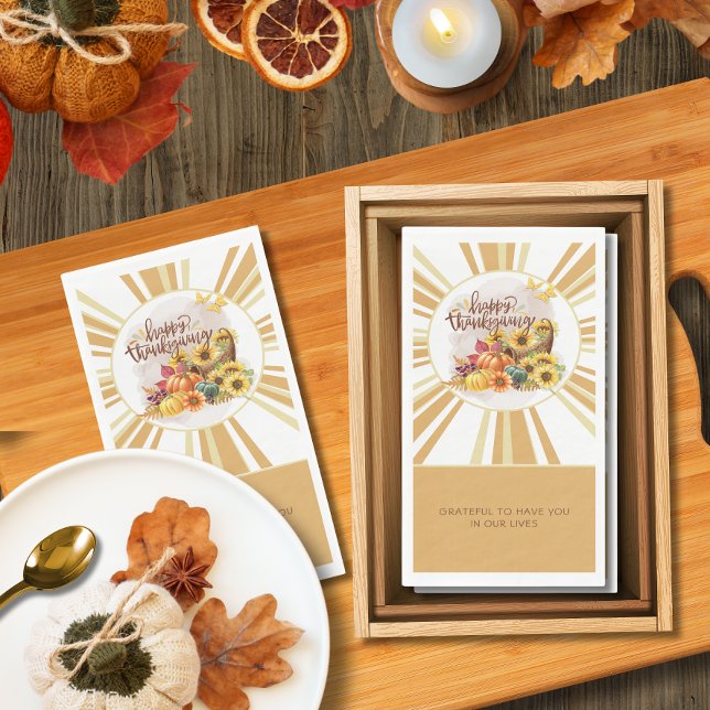 Happy Thanksgiving Napkin (Creator Uploaded)