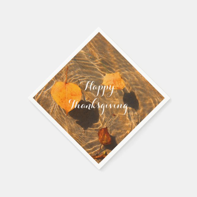 Happy Thanksgiving Napkins by RoseWrites (Corner)