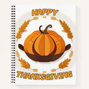 happy thanksgiving notebook