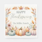 Happy Thanksgiving Pastel Pumpkins, Personalised