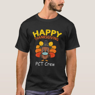 Happy Thanksgiving PCT Crew Turkey Mask Tee