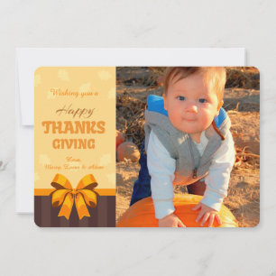 Happy Thanksgiving Photo Card