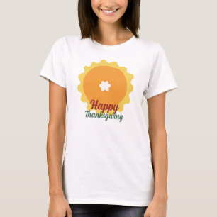 happy thanksgiving pie T-Shirt