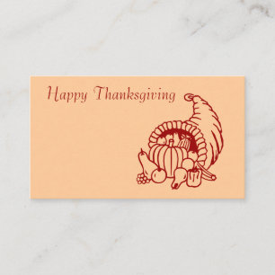 Happy Thanksgiving, Placecards