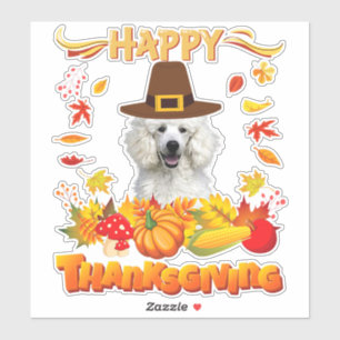 happy thanksgiving poodle dog im thankful  my love