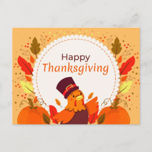 Happy Thanksgiving Postcard