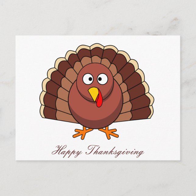 Happy Thanksgiving Postcard (Front)