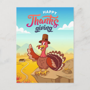 Happy Thanksgiving  Postcard