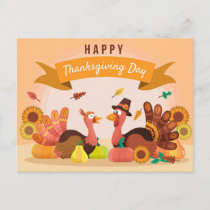 Happy Thanksgiving  Postcard