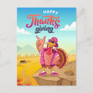 Happy Thanksgiving Postcard