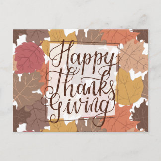 Happy Thanksgiving Postcard