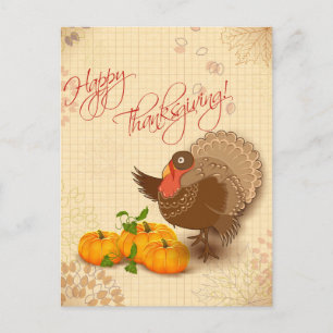 Happy Thanksgiving Postcard