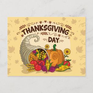 Happy Thanksgiving Postcard