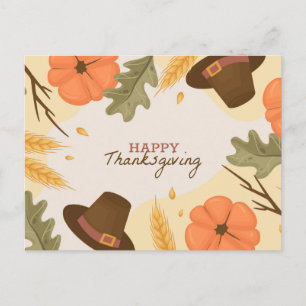 Happy Thanksgiving Postcard