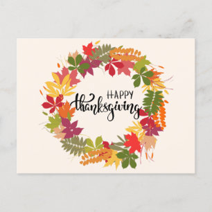 Happy Thanksgiving Postcard