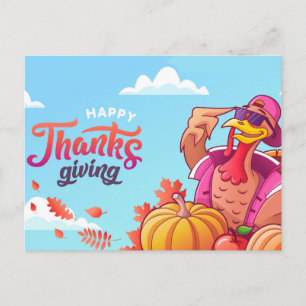 Happy Thanksgiving  Postcard