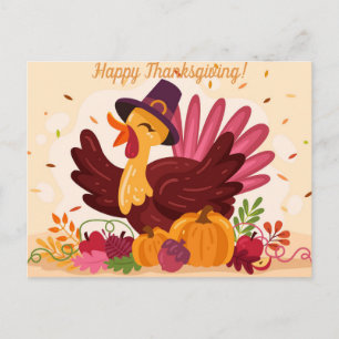 Happy Thanksgiving  Postcard
