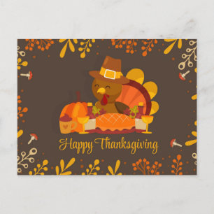Happy Thanksgiving Postcard