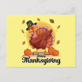 Happy Thanksgiving Postcard