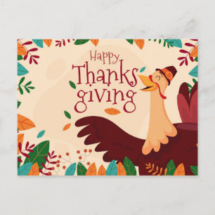 Happy Thanksgiving Postcard