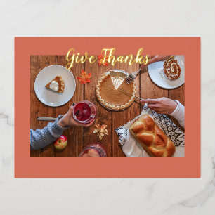 Happy Thanksgiving Postcard, Thanksgiving Card