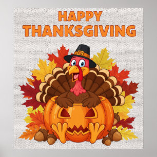 Happy Thanksgiving Poster