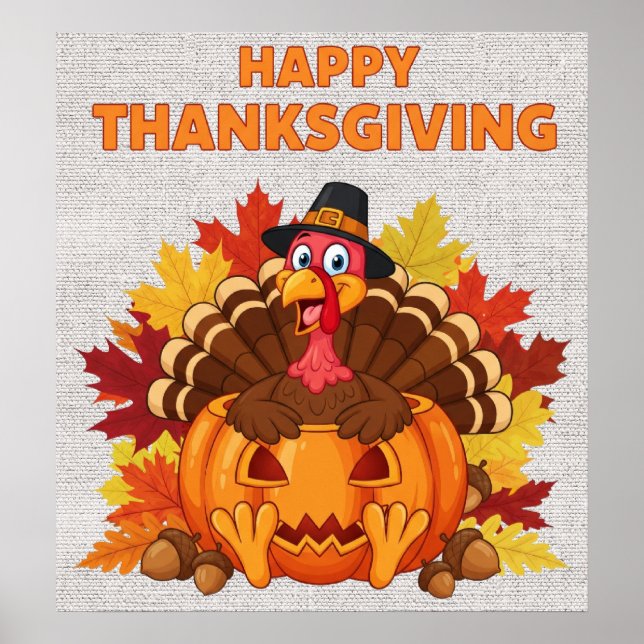 Happy Thanksgiving Poster (Front)