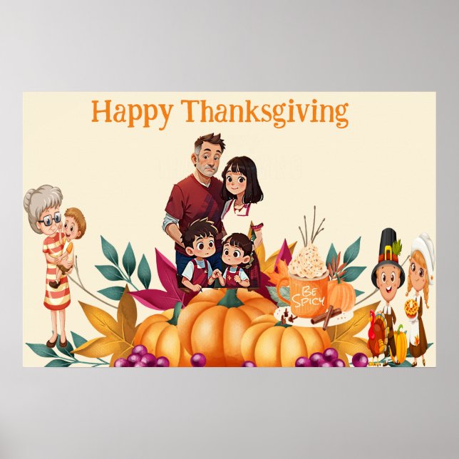 Happy Thanksgiving  Poster (Front)