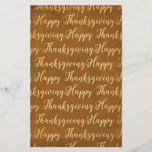 Happy Thanksgiving scripture Stationery