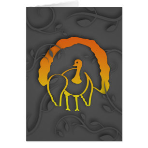 Happy Thanksgiving Shadow Turkey