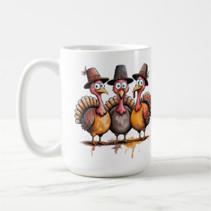 Happy Thanksgiving Shirt Fall Holiday Turkey Day Coffee Mug