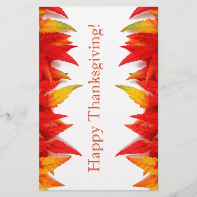 Happy Thanksgiving! Stationery (Front)