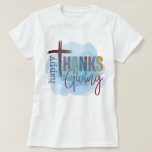 Happy Thanksgiving Sweatshirt Cozy Fall Apparel T-Shirt