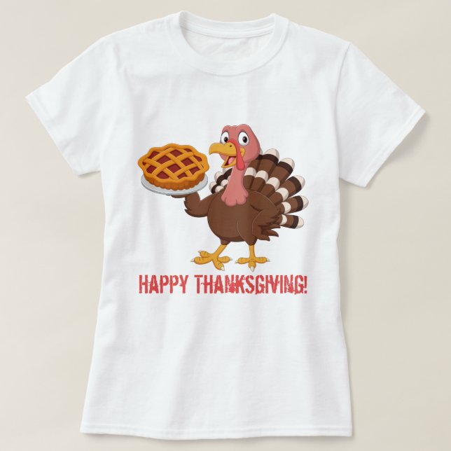 Happy Thanksgiving T-Shirt (Design Front)