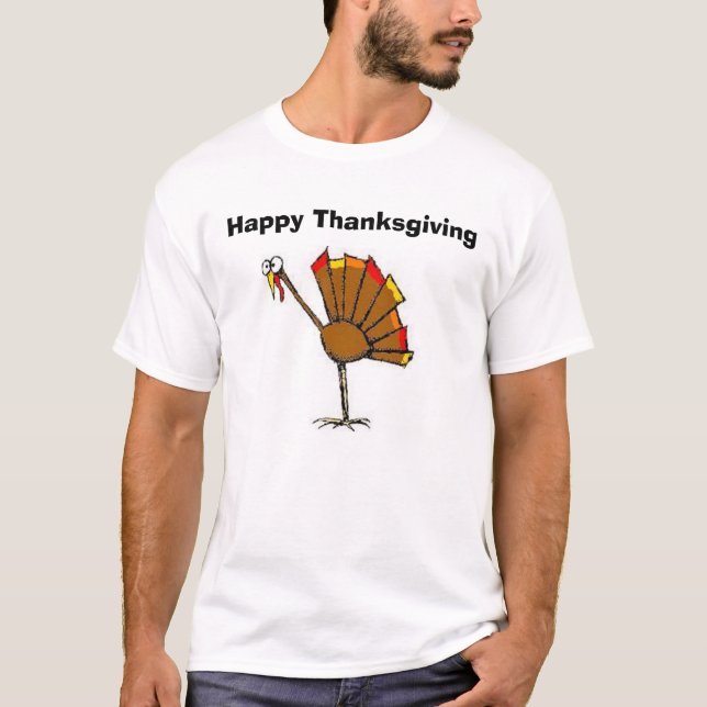 Happy Thanksgiving T-Shirt (Front)