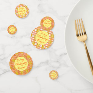 Happy Thanksgiving Table Confetti