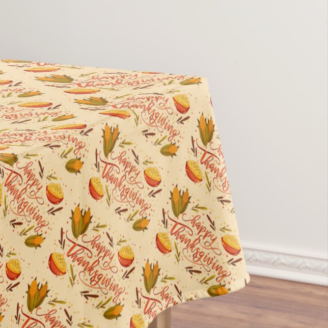 Happy Thanksgiving Tablecloth (In Situ)