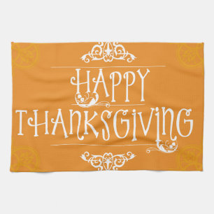 HAPPY THANKSGIVING TEA TOWEL
