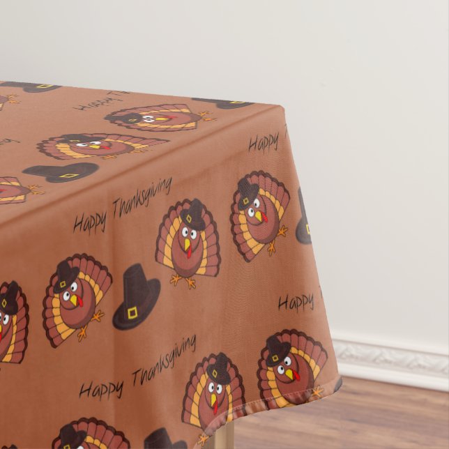 Happy Thanksgiving themed Tablecloth (In Situ)