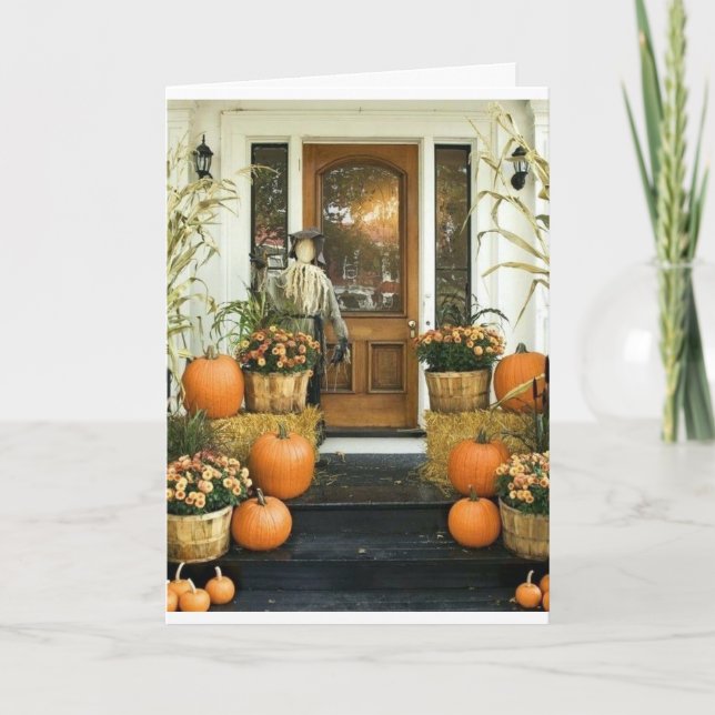 HAPPY THANKSGIVING TO A "VERY SPECIAL PERSON" CARD (Front)