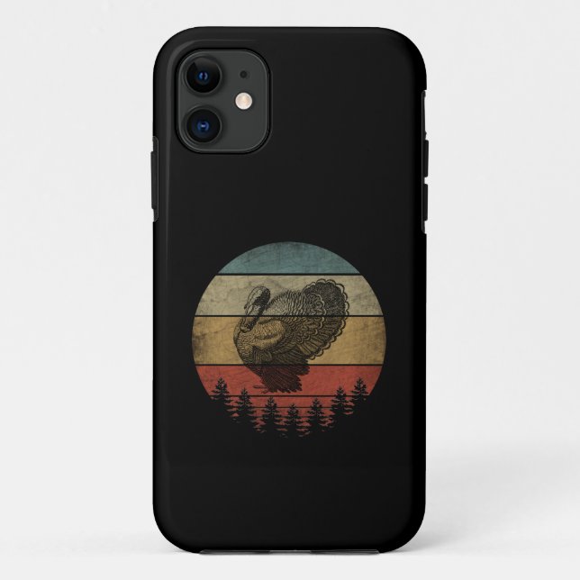 HAPPY THANKSGIVING TURKEY Case-Mate iPhone CASE (Back)