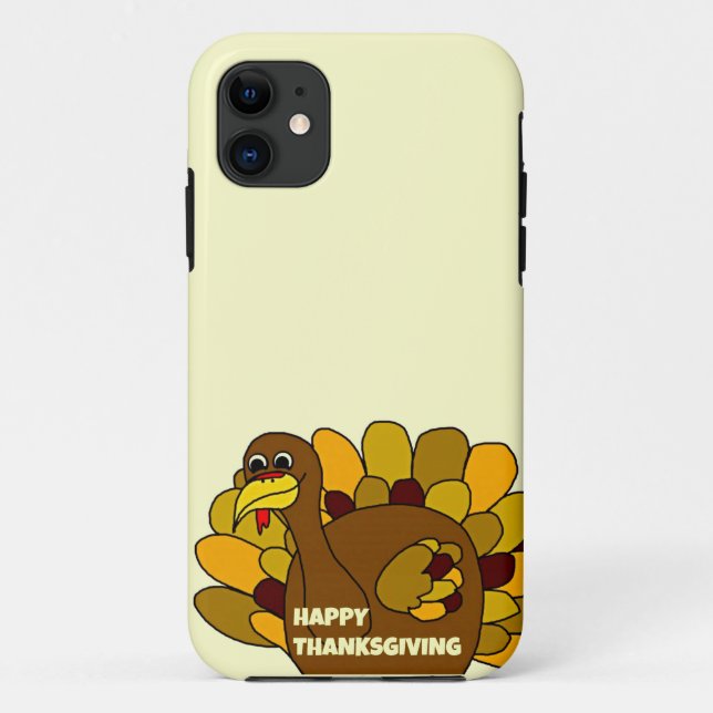 Happy Thanksgiving Turkey Case-Mate iPhone Case (Back)