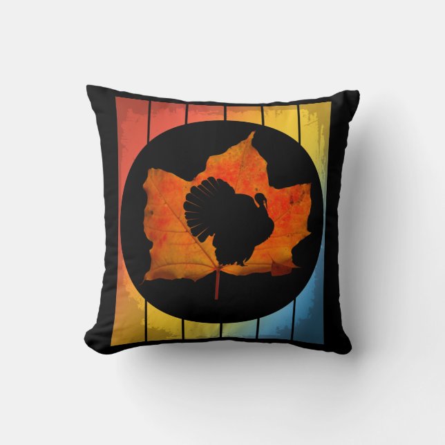 HAPPY THANKSGIVING TURKEY CUSHION (Front)