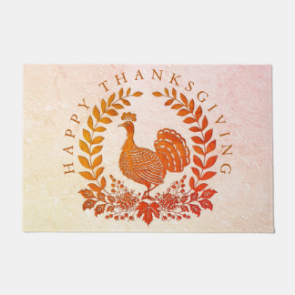 Happy Thanksgiving Turkey Doormat