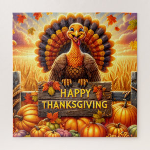 Happy Thanksgiving Turkey Puzzle