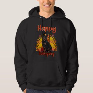 Happy Thanksgiving Turkey Rottweiler Lover Hoodie