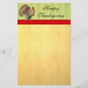 Happy #Thanksgiving #Turkey #Stationery Stationery