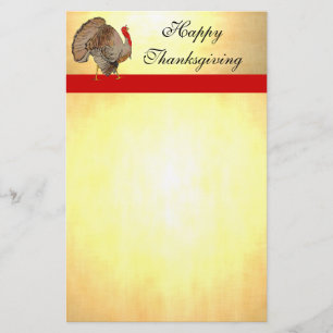 Happy #Thanksgiving #Turkey #Stationery Stationery