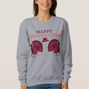 Happy Thanksgiving Turkey Sweatshirt