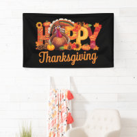 Happy Thanksgiving Turkeys Fall